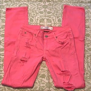 Abercrombie & Fitch pink jeans 00